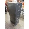 Image 2 : Cole 4 Drawer Metal Filing Cabinet 52" x 24" x 15"