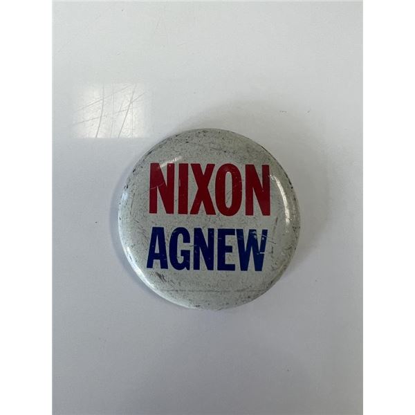 Nixon- Agnew presidential campaign pin