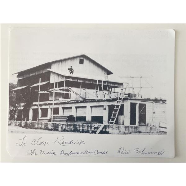 WWII veteran and Pearl Harbor survivor Richard Schimmel signed photo