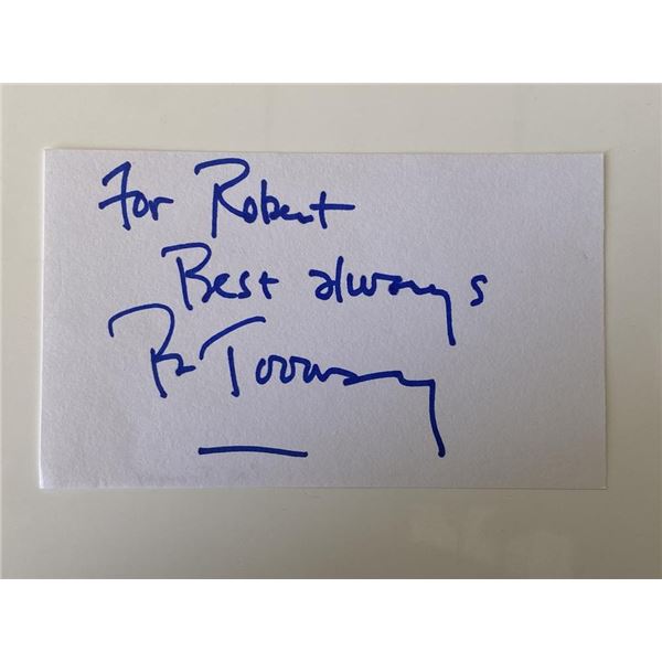 Football player Pat Toomay original signature