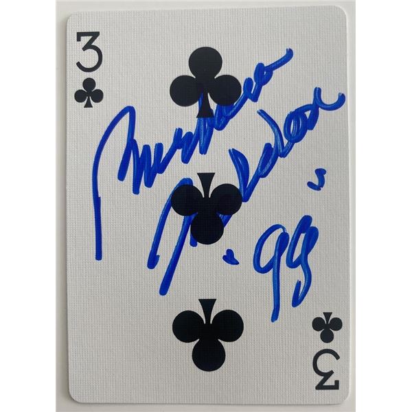 signed playing card