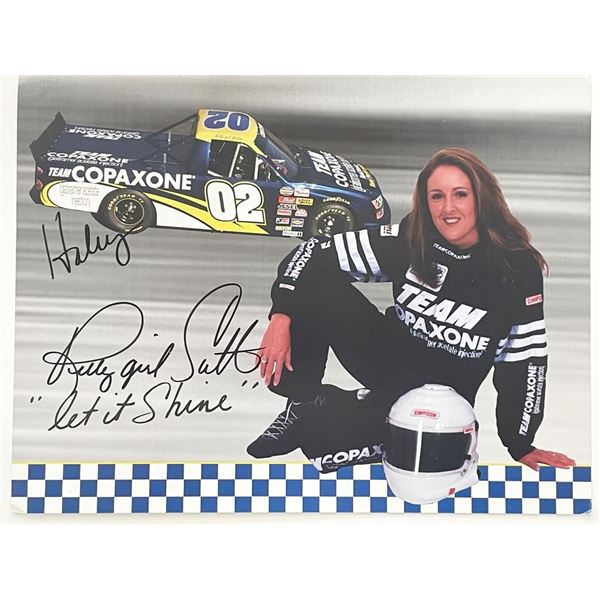 NASCAR Kelly "girl" Sutton signed photo