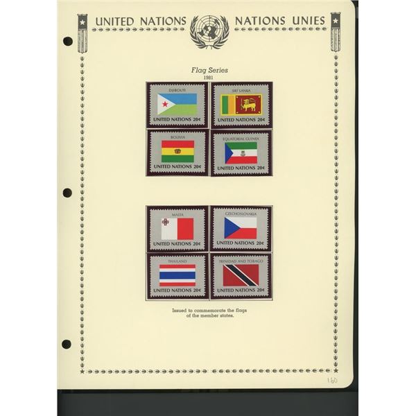 United Nations New York Stamps 1981