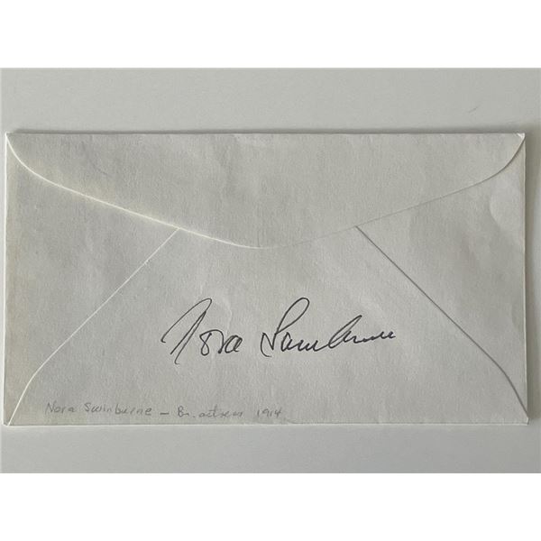 British actress Nora Swinburne signed cover