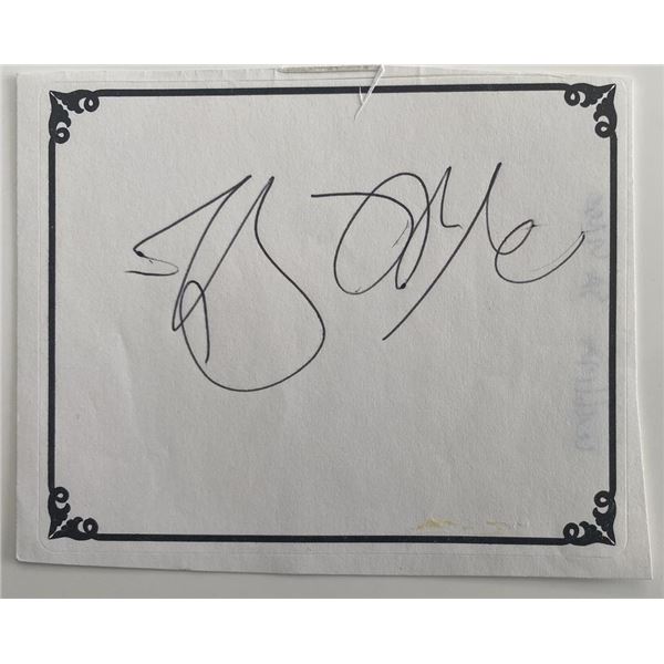 Author William Safire original signature