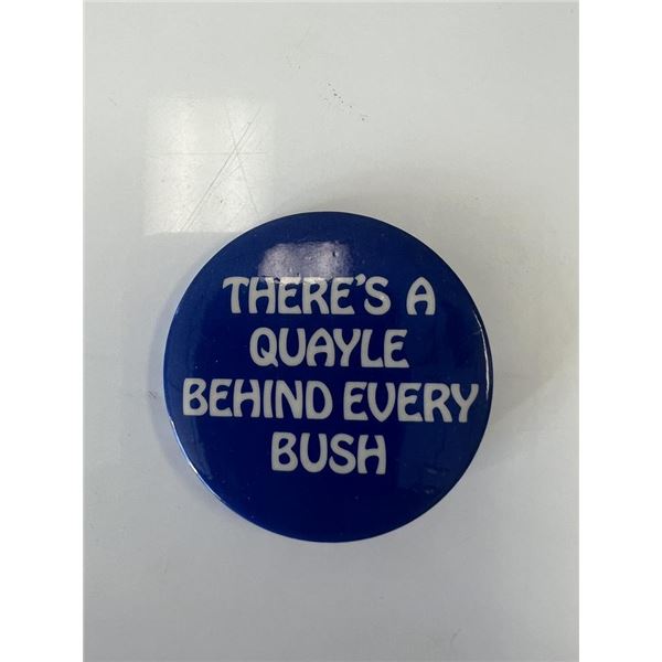 Bush-Quayle presidential campaign pin