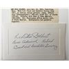 Image 1 : Rear Admiral Lee Otis Colbert signed note with bio
