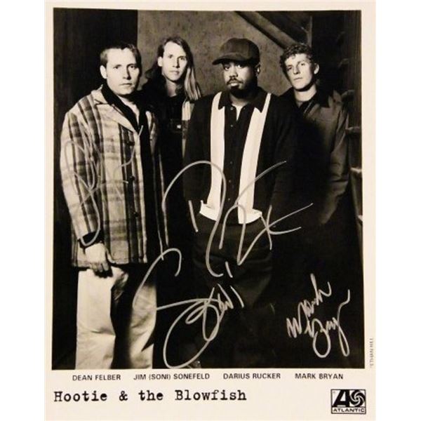 Hootie & The Blowfish signed promo photo
