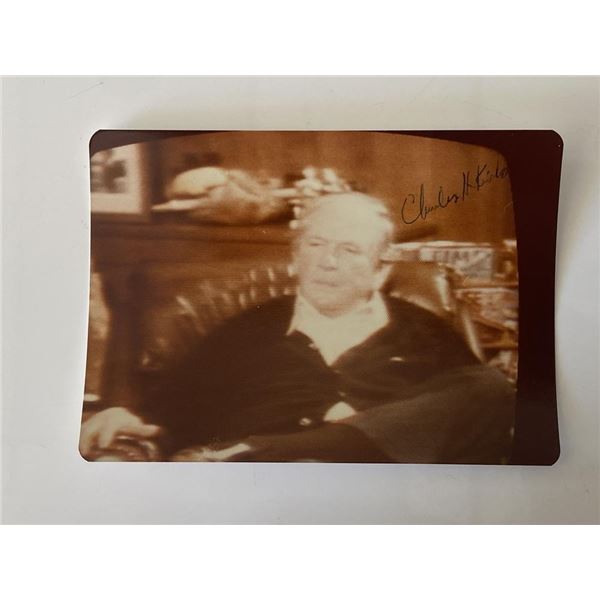Charley H. Kislo signed photo