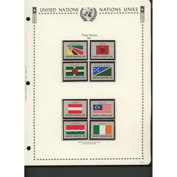 United Nations New York Stamps 1982