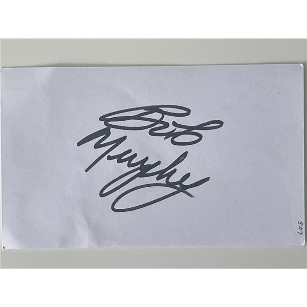 Golfer Bob Murphy autograph note
