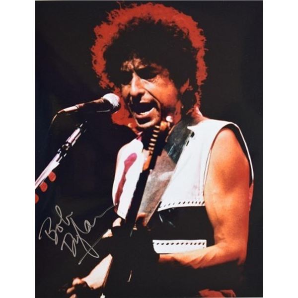 Bob Dylan signed promo photo