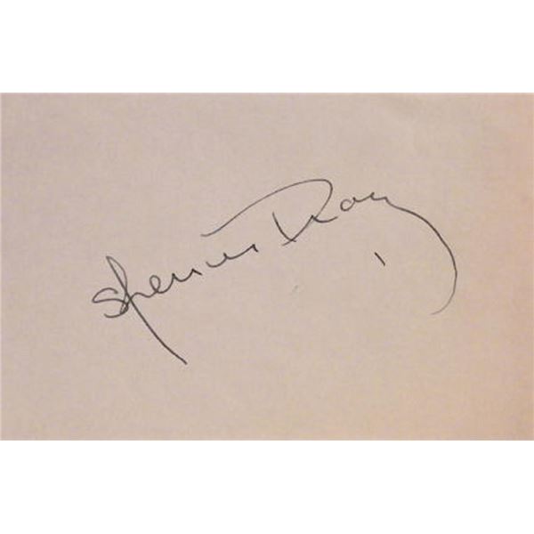 Spencer Tracy signature slip