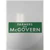 Image 1 : Farmers for McGovern campaign bumper sticker