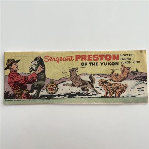 Sergeant Preston of the Yukon 1956 promotional comic book