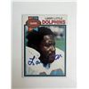 Image 1 : Miami Dolphins Larry Little signed trading card