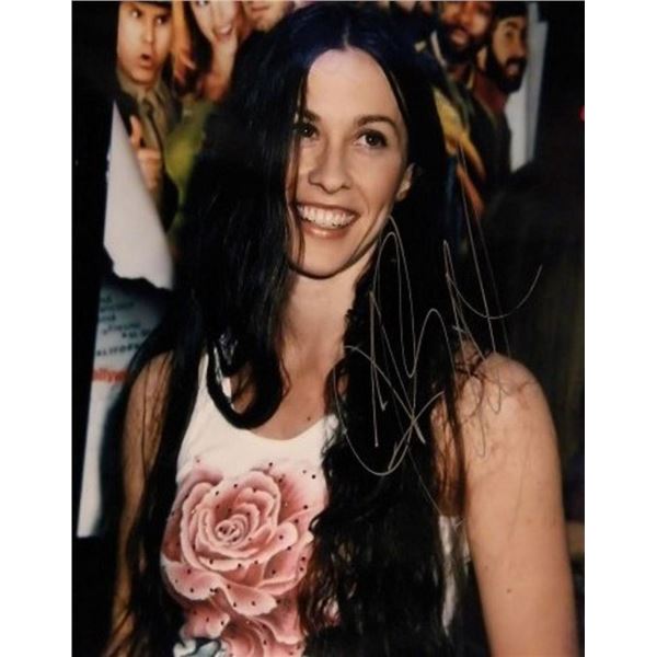 Alanis Morissette signed promo photo