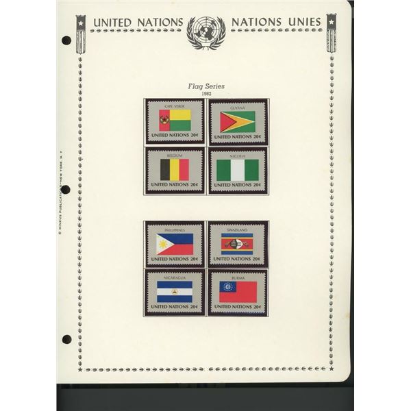 United Nations New York Stamps 1982