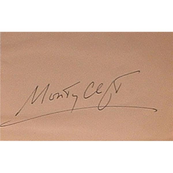 Montgomery Clift signature slip