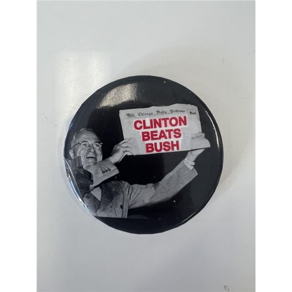 Bill Clinton Presidential campaign pin