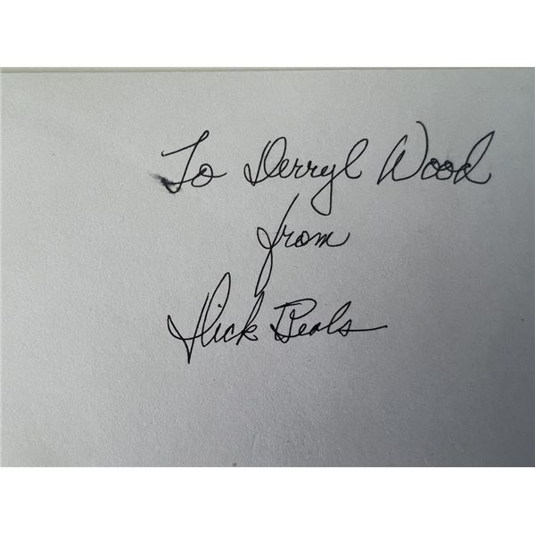 Dick Beals original signature