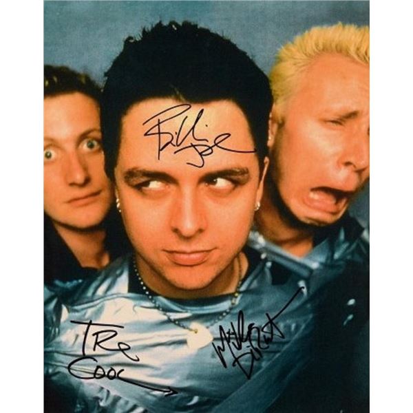 Green Day signed promo photo