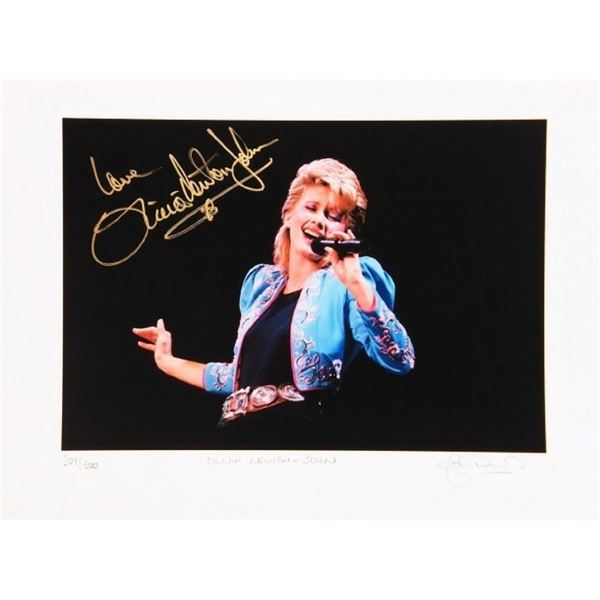Olivia Newton-John signed limited edition photo