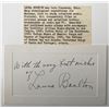 Image 1 : Ethnomusicologist Laura Boulton signed note and bio
