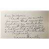 Image 2 : Ethnomusicologist Laura Boulton signed note and bio