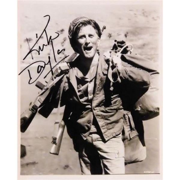 Kirk Douglas signed promo photo