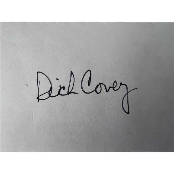 NASA astronaut Richard O. Covey original signature