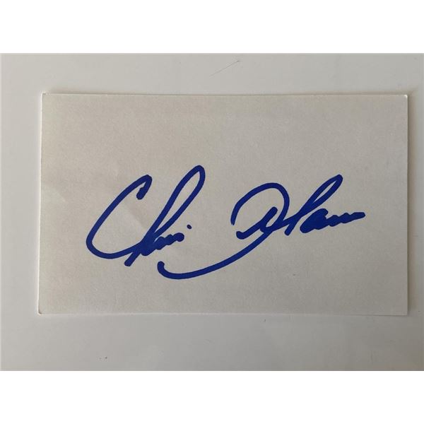 Pro golfer Chris DiMarco original signature