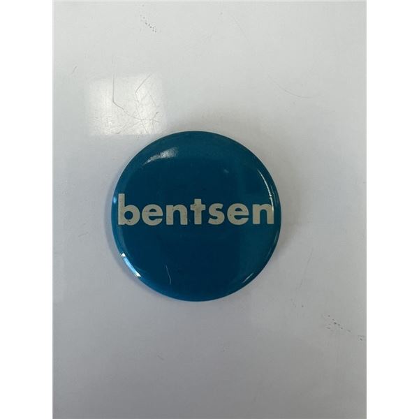 Bentson Presidential campaign pin