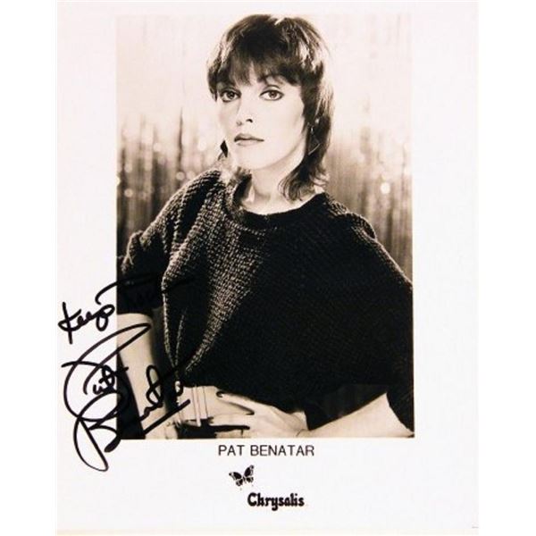 Pat Benatar signed photo