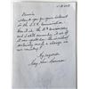 Image 1 : JFK assassination witness Mary Ann Moorman signed note