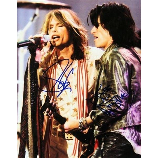 Aerosmith signed promo photo