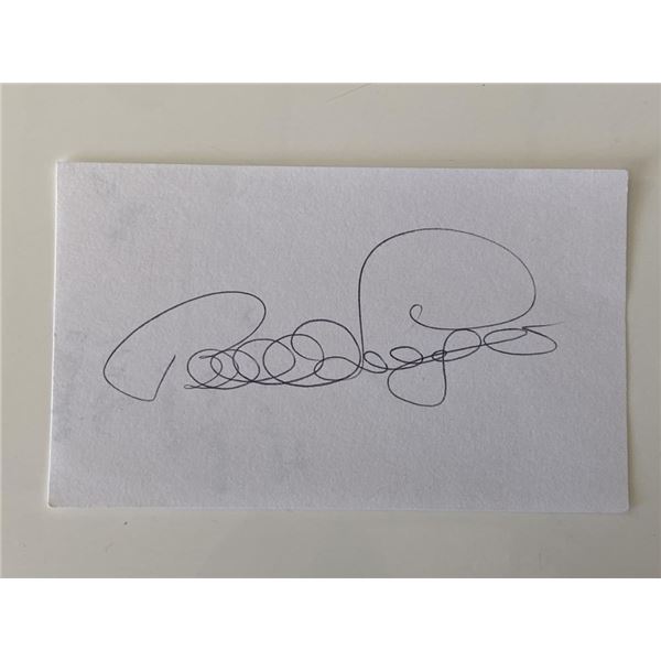 Pro golfer Bernhard Langer original signature