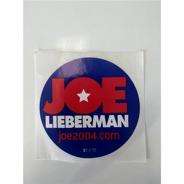 2004 Joe Lieberman campaign sticker