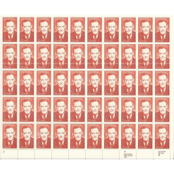 Literary Arts: T. S. Eliot Stamps