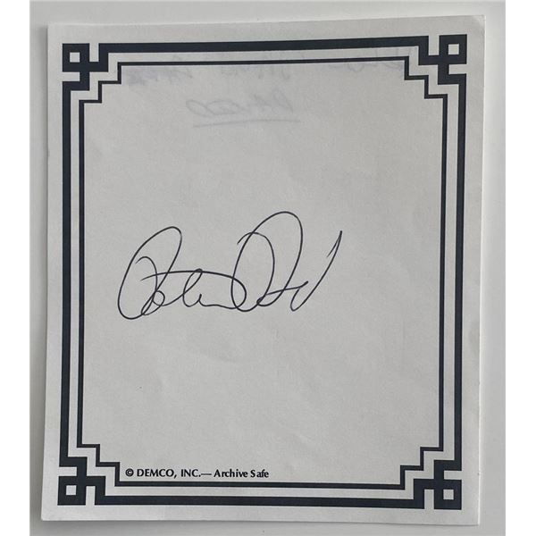 Peter David original signature