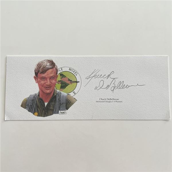 Chuck de Bellevue signed cover