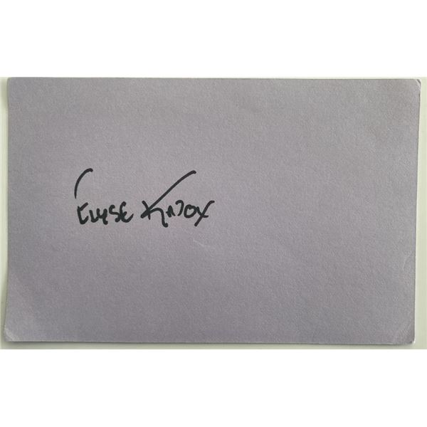 Elyse Knox original signature