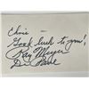 Image 1 : Actor Ray Mayer autograph note