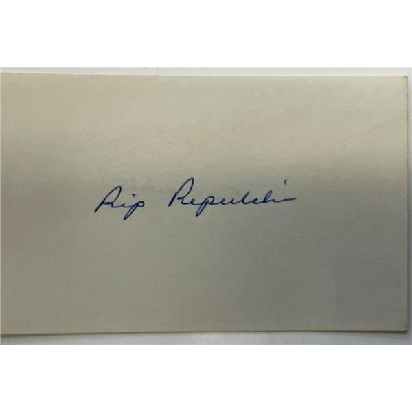 Rip Repulski autograph note