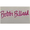 Image 1 : Bobbi Billard original signature