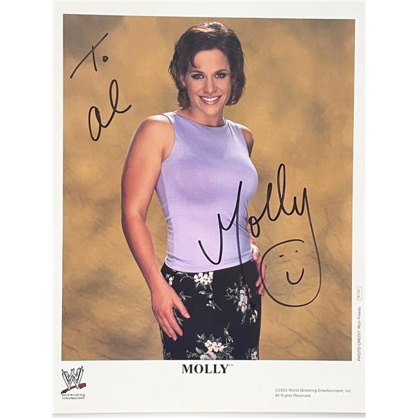 WWE Molly signed photo