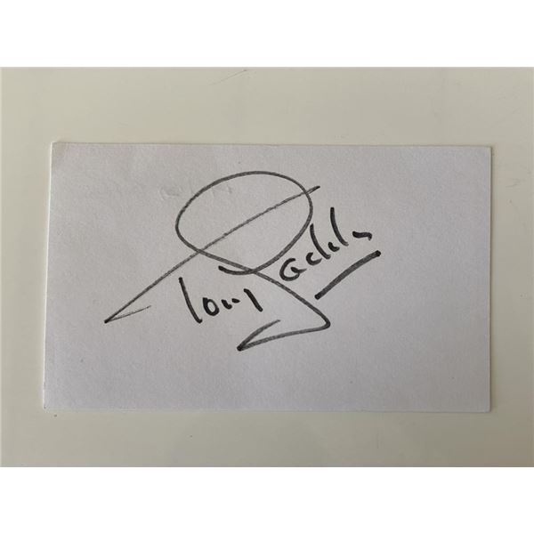 Tony Padilla original signature