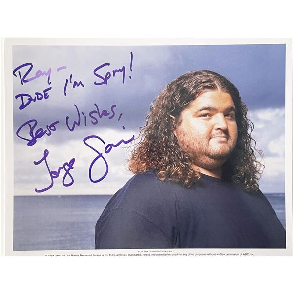 Hawaii 5-0 actor Jorge Garcia signed photo