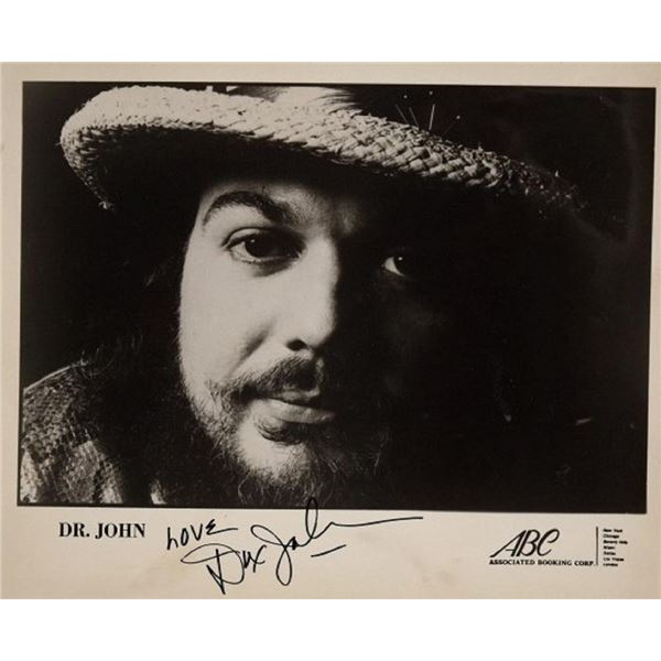Dr. John signed promo photo