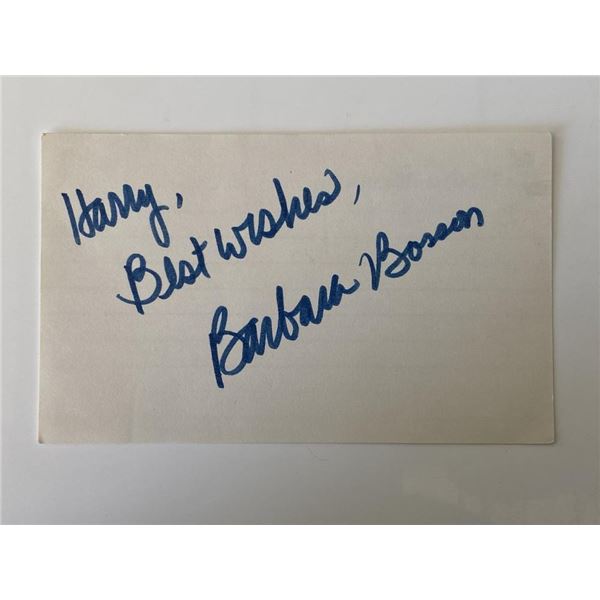 Murder One Barbara Bosson original signature